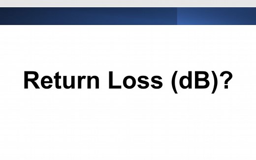 Return loss is Positive or Negative Value?