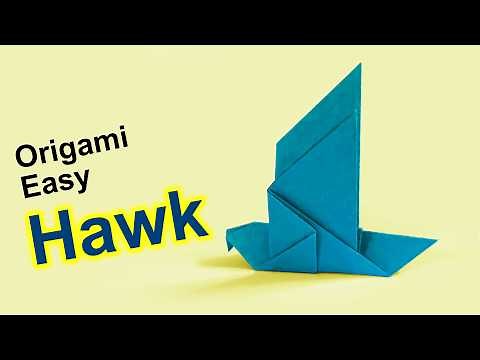 Origami Hawk Tutorial - How to Fold a Paper Hawk