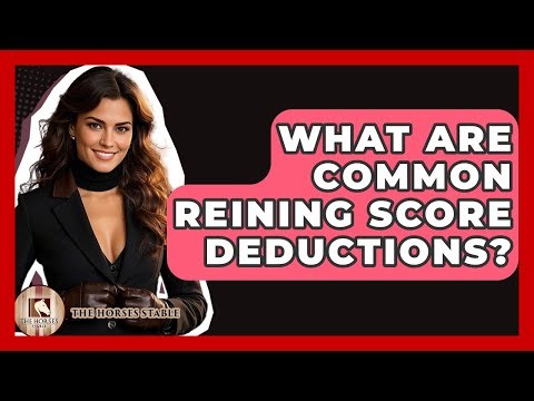 What Are Common Reining Score Deductions? - The Horses Stable