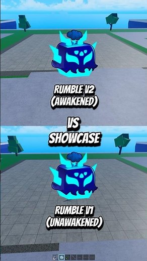 Rumble v1 vs Rumble v2 Showcase #roblox #bloxfruit #dispecs #bloxfruits