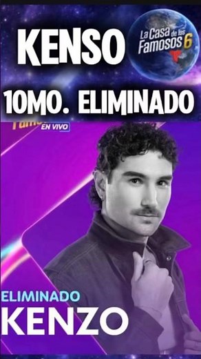 Kenso, tenth eliminated in “The House of the Famous” 6. Telemundo
