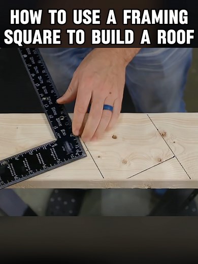 Using a Framing Square for Roof Construction