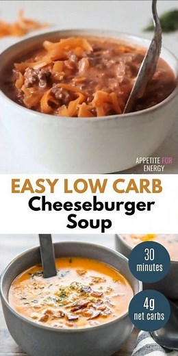 This 30 Minute Keto Cheeseburger Soup Will Blow Your Mind!