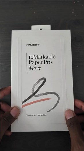 Unboxing The reMarkable Paper Pro Move digital notebook