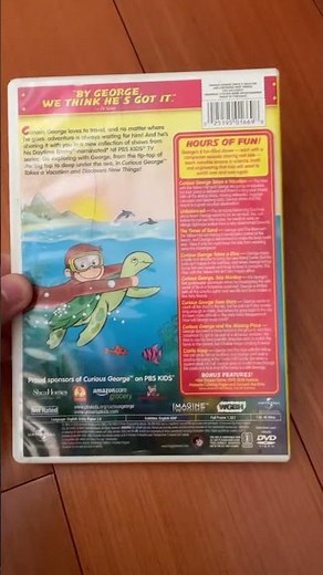Curious George Takes A Vacation And Discovers New Things! 2008 DVD
