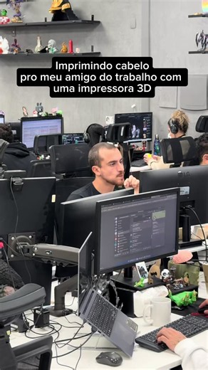 Quem aí tem um amigo que precisa? #impressora3d #impressao3d #cabelo #careca