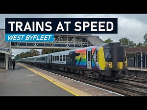 Trains at Speed: West Byfleet | SWML | 08/10/25
