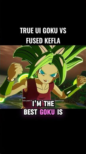 True UI Goku Vs Fused Kefla Lol 🥶 #crashout #uigoku #sparkingzero #dragonball #dbz
