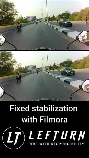 Video Stabilization with Filmora #shorts #youtubeshorts #shortvideo