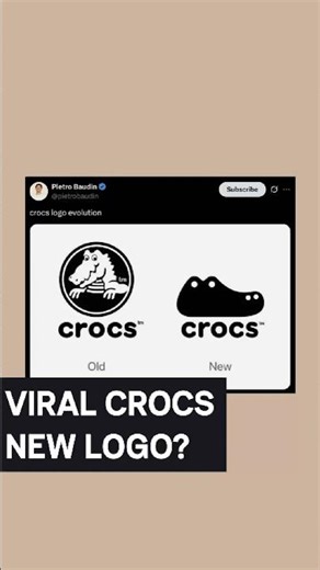 The "New" Crocs Rebrand Went Viral. Here's Why #logodesign #crocs #fashion