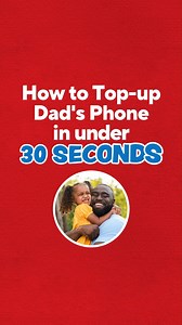 Topping up Dad’s phone? It takes less than 30 seconds to send love that reaches across the miles. 💙📲 Watch how easy it is! | BOSS Revolution