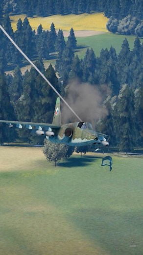 424K views · 3.8K reactions | Critical Situation! Su-25 Pilot Forced to Eject — Simulation! | HR Creativity | Facebook