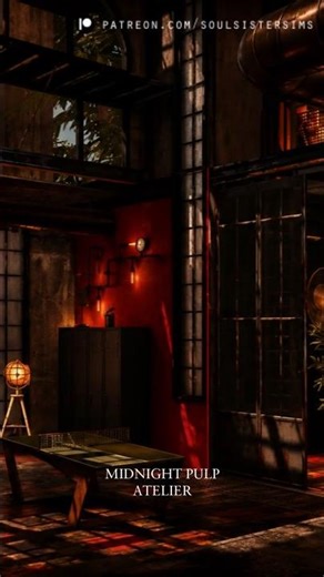 Midnight Pulp Atelier| Sims 4