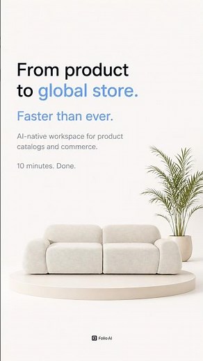 One Image. Catalogs, Stores, Visuals #folioai #ecommerce #productcatalog #makersgonnamake