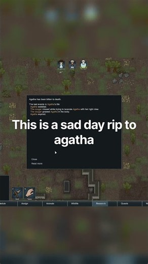 Agatha dies 😢