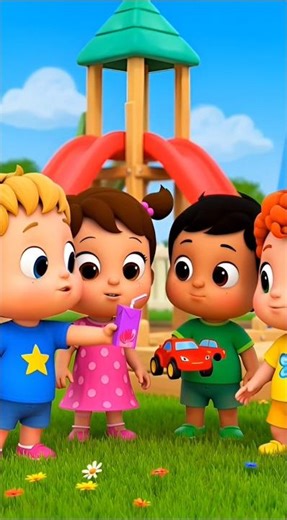 Sharing Is Caring | Kids Learning Poem | Good Habits for Nursery Children 🌈