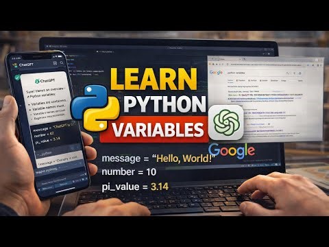 Variables in Python Explained | Naming Rules & Scope of Variables | Python full course