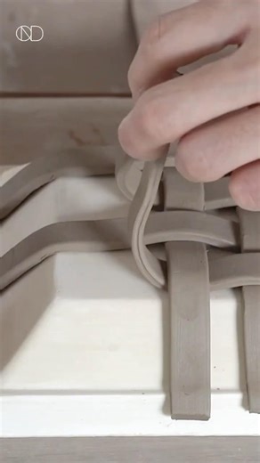 Making a Woven Ceramic Plate