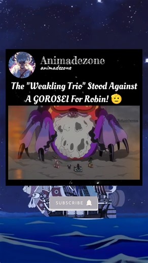 The "Weakling Trio" Stood Against A GOROSEI For Robin! 😭 #onepiece #nami #robin #usopp #fyp #chopper