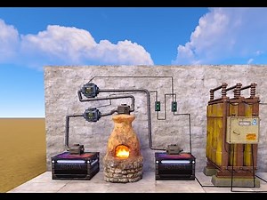 RUST | How To Set Up An Automatic Smelting Furnace System