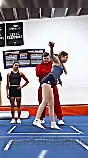 is gymnastics really harder than cheerleading?😨💀 #salishmatter #teamsalish