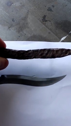 7.7K views · 243 reactions | I turn a rusty old railroad spike into a beautiful miniature fighting knife that Kyle Royer Knives designed. Getting ready for the miniature war. #art #metalsmith | Bobby Duke Arts | Facebook