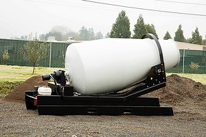 Skid Mount Portable Concrete Mixer | Cart-Away Concrete