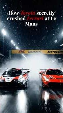 How Toyota secretly crushed Ferrari at Le Mans