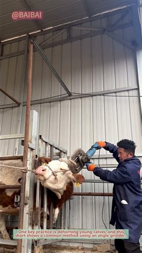 How to Safely Dehorn a Cow | DIY Farm Skill