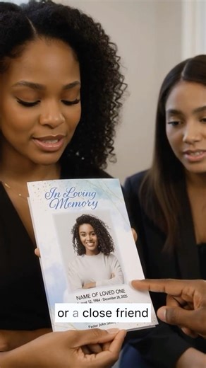 Who Creates the Funeral Program? #funeralservice