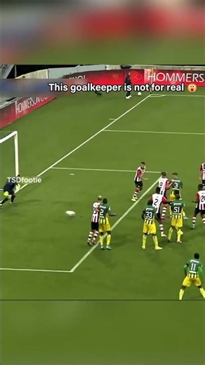 This Keeper Is Playing a Different Sport 😮🧤⚽ #goalkeeper #crazygoal #futbol