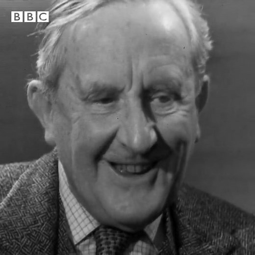 Here's a fun one - a rather frank interview with J.R.R. #Tolkien from 1962, courtesy of BBC Archive. In this less well-known interview, he calls himself a "meticulous sort of bloke" and shrugs his shoulders when asked why he invented his world before writing The Hobbit. | Tolkien Society