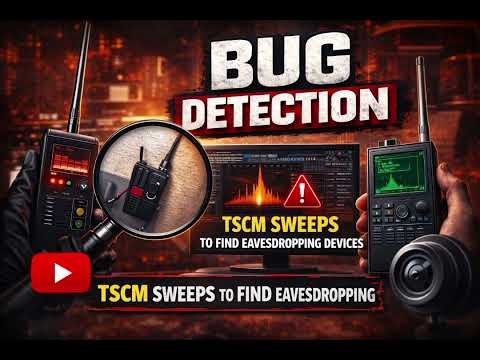 TSCM Sweeps and Bug Detection: Guide to Counter Intelligence