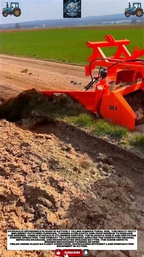 Tractor Plough Precision Soil Preparation Tillage Farming Equipment Field Work
