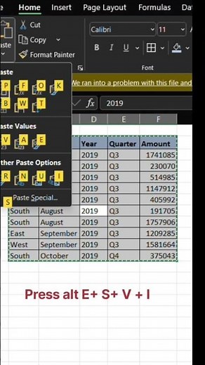 Excel Secret Shortcut 👉 Copy Data as Image