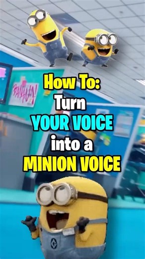 Minion voice filter for the new Minions & Monsters movie #minions #voiceeffects #voicechanger