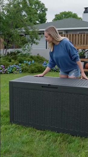 🆕 New deck box vs my old one! Total upgrade😍 #outdoorstorage