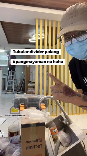 Tubular divider palang #pangmayaman na ,, #reelsviralシfb #construction #Cavite #TEAMREY #reels #contractor | Ser Rey