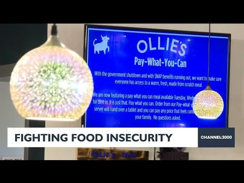 Local restaurant launches 'pay what you can' menu as food benefits face cuts