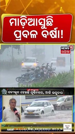ମାଡ଼ିଆସୁଛି ପ୍ରବଳ ବର୍ଷା! Odisha Heavy Rain Alert: Orange Warning for 6 Districts | Rain | Odia News