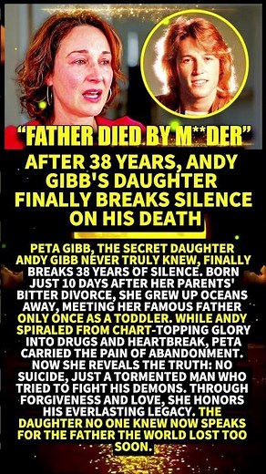 After 38 Years, Andy Gibb's Daughter Finally Breaks Silence on His Death #Shorts #viral