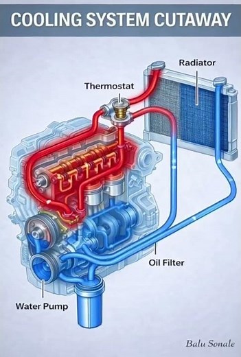 Engine Cooling System | Working & Components #engine #cooling