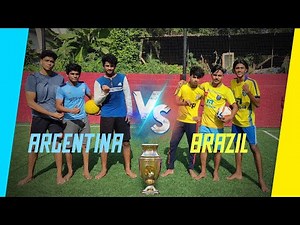 Argentina vs Brazil COPA America Final | Team Infinity Version |