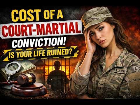 Cost of a Court-Martial Conviction: Military Defense Lawyer Explains 20 Consequences