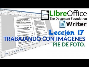 LibreOffice Writer Tutorial - 17/40 Working with images. Caption.