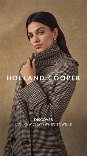 A Holland Cooper signature, reimagined. The Great Coat has long been a cornerstone of our outerwear collection—celebrated for its timeless silhouette, refined detailing, and heritage influence. This season, it arrives in a new tweed, woven in British mills and chosen for its rich texture and depth of tone. The Great Coat continues to embody everything we stand for: heritage craftsmanship, modern elegance, and enduring style. #HollandCooper | HOLLAND COOPER