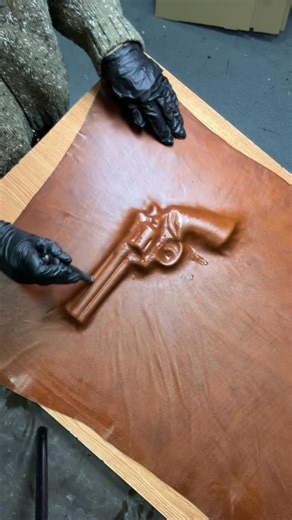 LEATHER CRAFT on Instagram: "The brown revolver bag from the F🤍CK 🤍FF collection is available to order on the website www.kalinabrand.com"