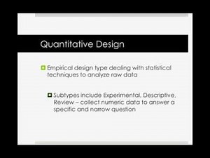 A Brief Introduction to Research Designs: Quantitative, Qualitative, and Mixed Methods