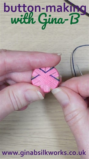 How to make a simple woven star buttons / DIY heritage crafts / passementerie #diy #buttonmaker