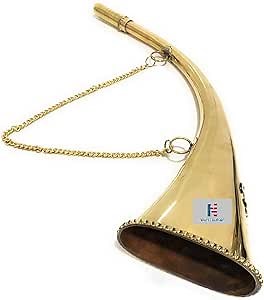 Nautical Brass Fog Horn Marine Signal Whistle Vintage Reproduction Clear Sound Horn
